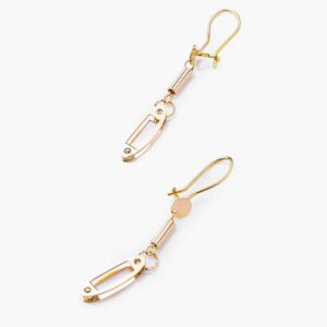 Boucles d'oreilles clous rondes en opale rose créée flamboyante