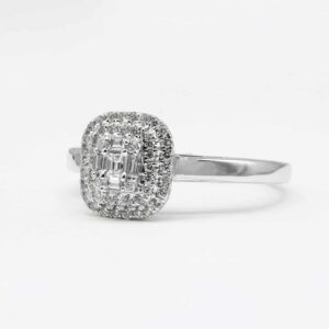 Bague Infinity X.O en diamant en argent sterling
