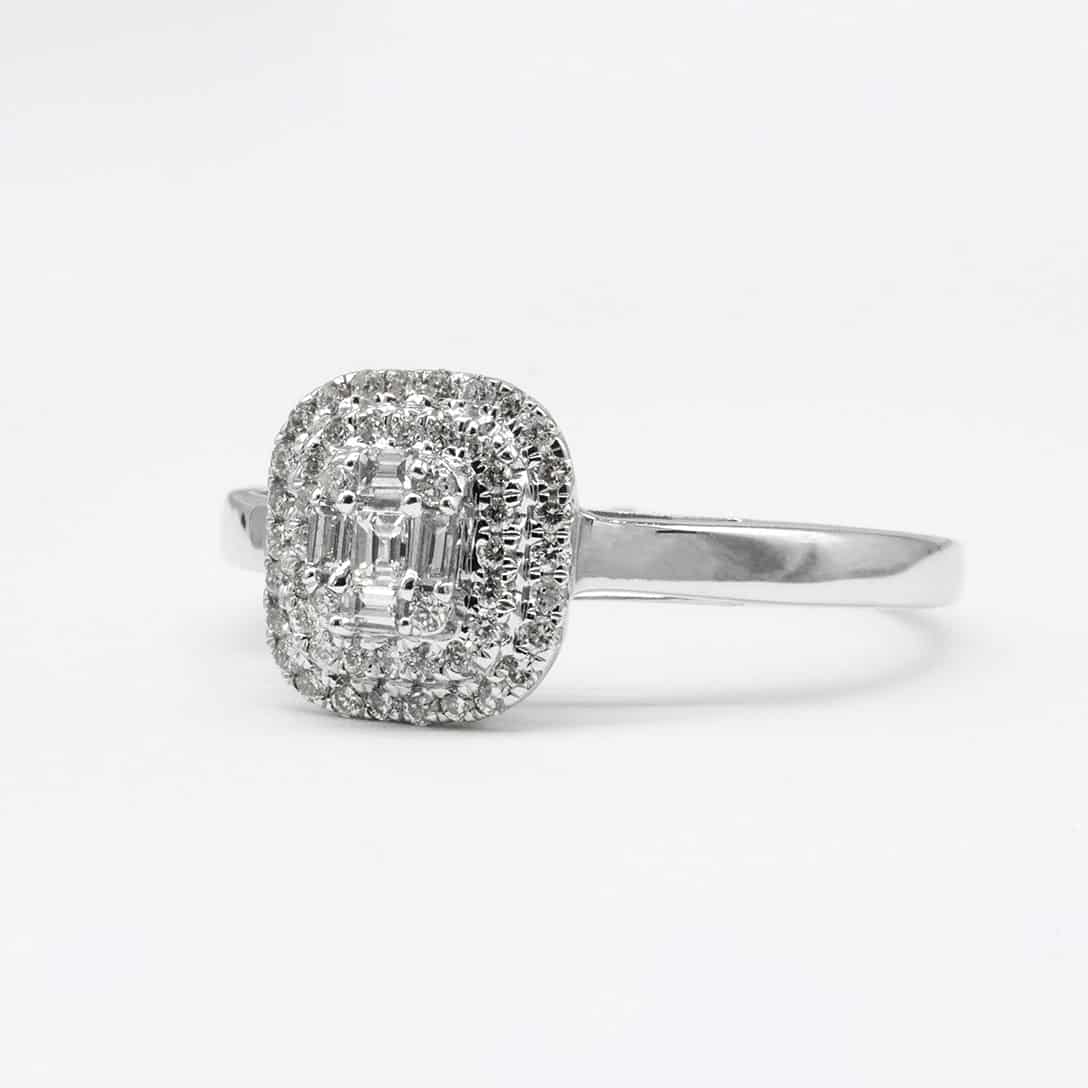 Bague Infinity X.O en diamant en argent sterling